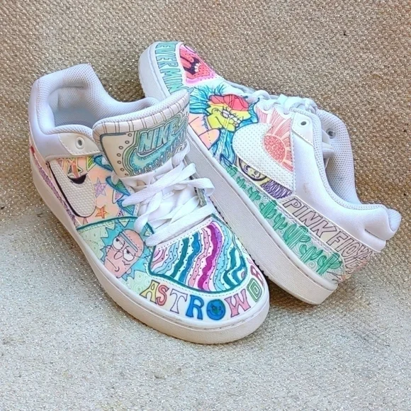 Nike Priority Low Custom 2015 Sz 8 Sneakers 641894-111 - Picture 1 of 14